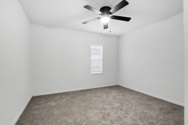 4002 Rutland St, Houston, TX 77018 - carpeted spare room with ceiling fan and baseboards