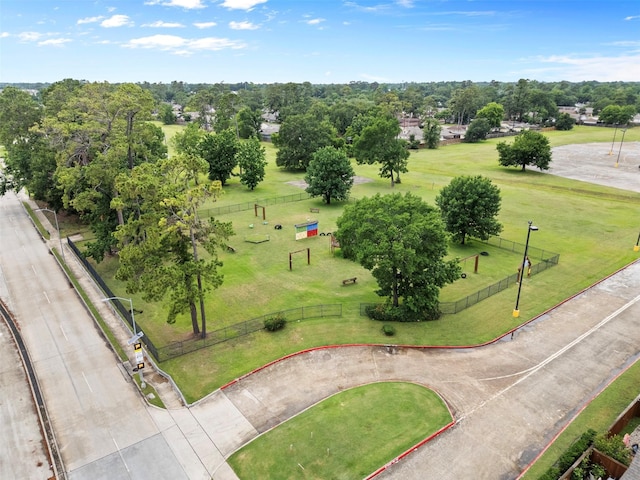 4002 Rutland St, Houston, TX 77018 - bird's eye view of a tree filled landscape