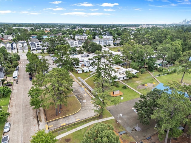 4002 Rutland St, Houston, TX 77018 - aerial view of property and surrounding area
