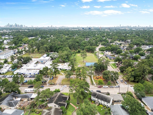 4002 Rutland St, Houston, TX 77018 - bird's eye view of city skyline