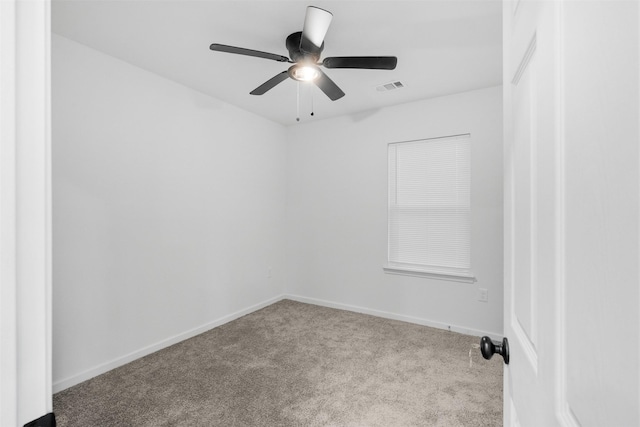 4002 Rutland St, Houston, TX 77018 - unfurnished room featuring carpet, ceiling fan, and baseboards