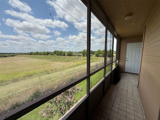 10555 Turtlewood Ct Unit 2011, Houston, TX 77072 - unfurnished sunroom featuring a view of rural / pastoral area