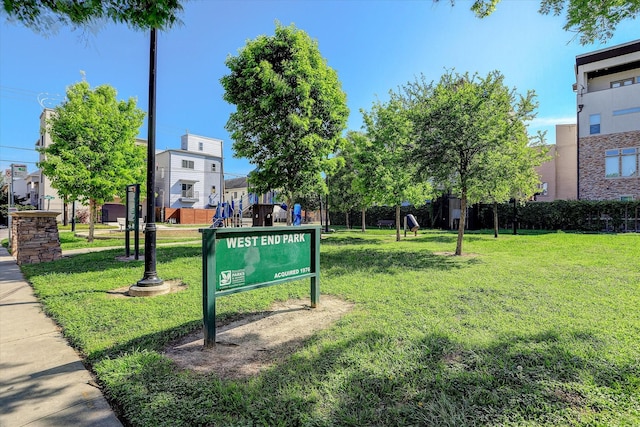 4502 Maxie St Unit A, Houston, TX 77007 - view of community featuring a lawn