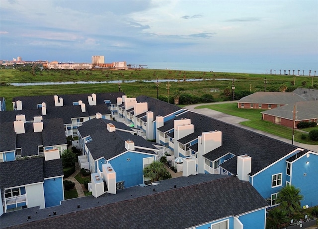 3506 Cove View Blvd Unit 506, Galveston, TX 77554 - aerial perspective of suburban area with a nearby body of water