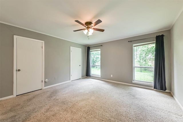 9207 Timberside Dr, Houston, TX 77025 - carpeted spare room with a ceiling fan and baseboards