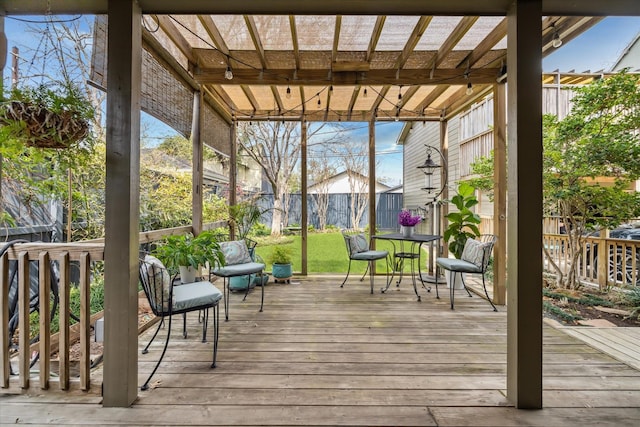 2108 Branard St, Houston, TX 77098 - view of wooden deck