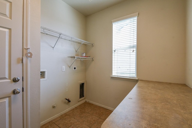 3043 Feather Green Trl, Fresno, TX 77545 - laundry area with gas dryer hookup, electric dryer hookup, healthy amount of natural light, and hookup for a washing machine
