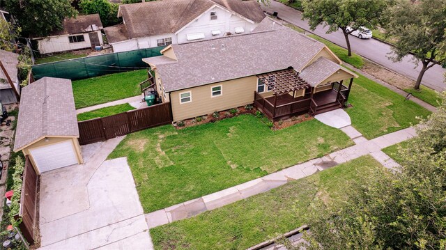 4801 Walker St, Houston, TX 77023 - aerial view of property and surrounding area