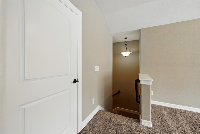4914 Fairford Dr, Sugar Land, TX 77479 - stairs featuring carpet flooring and baseboards