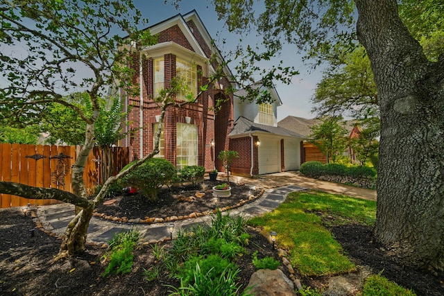1123 Mariner Cv, Sugar Land, TX 77498 - view of front of house with brick siding and a garage