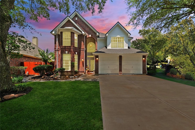 1123 Mariner Cv, Sugar Land, TX 77498 - traditional-style home featuring brick siding, concrete driveway, and a garage