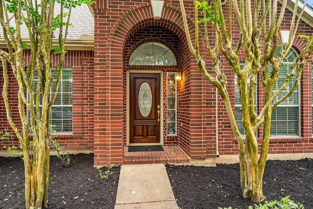 1030 Evandale Ln, Sugar Land, TX 77479 - view of exterior entry with brick siding