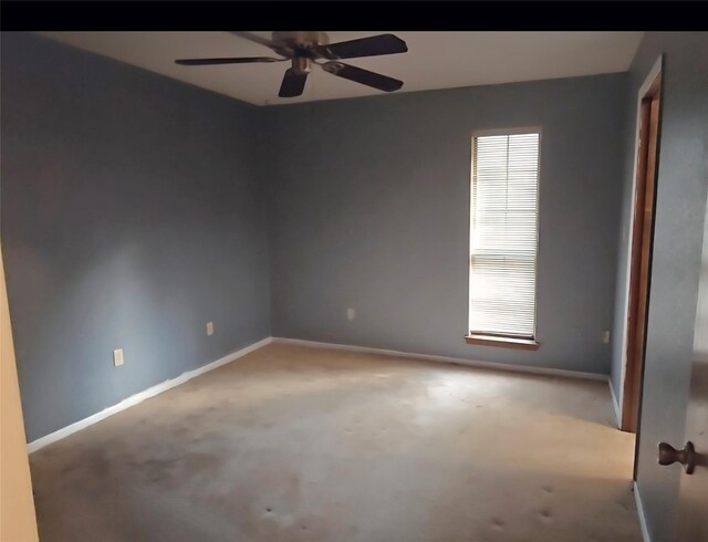 5000 Magnolia Ln, Bay City, TX 77414 - carpeted spare room with ceiling fan and baseboards