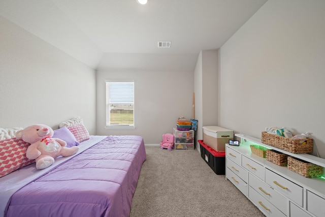 5330 Briana Dee Dr, Rosharon, TX 77583 - bedroom featuring light carpet, lofted ceiling, and baseboards