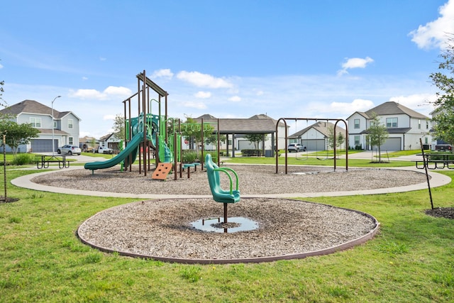 5330 Briana Dee Dr, Rosharon, TX 77583 - community play area featuring a residential view and a yard