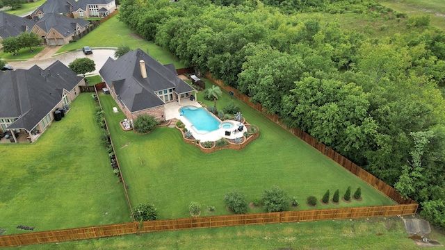 4003 N Creekmont Dr, Fresno, TX 77545 - aerial view of residential area with a pool