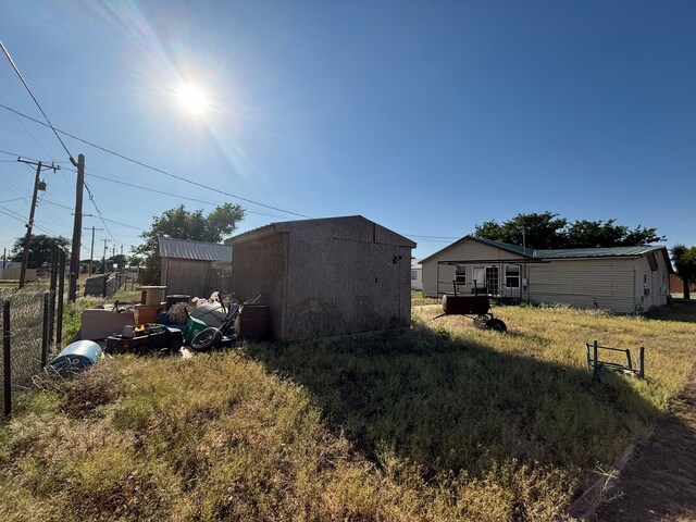 1205 14th St, Seagraves, TX 79359 - view of yard