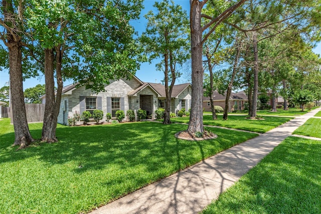811 Hackberry Ln, Friendswood, TX 77546 - view of single story home