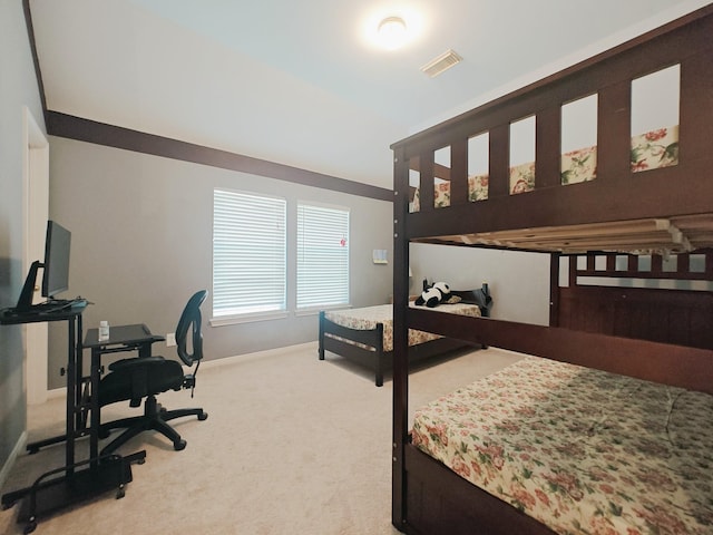 2631 Misty Grove Dr, Manvel, TX 77578 - carpeted bedroom featuring baseboards and an office area