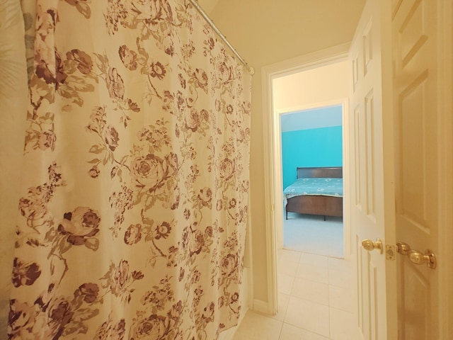 2631 Misty Grove Dr, Manvel, TX 77578 - full bath featuring tile patterned floors and a shower with shower curtain