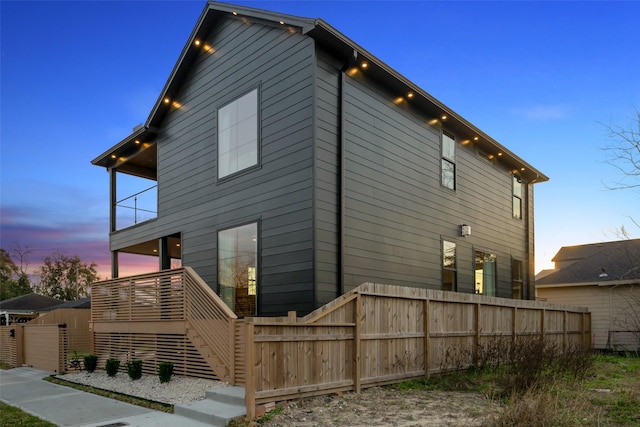 3111 Eastman St, Houston, TX 77022 - rear view of house featuring stairs