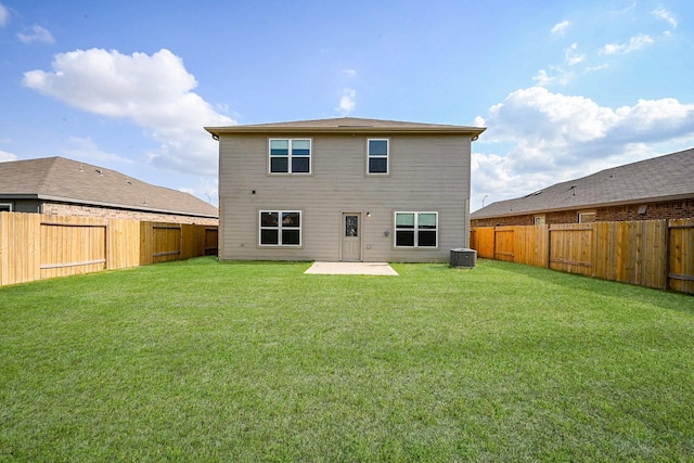 405 Elaine Valley Dr Unit D, Katy, TX 77493 - rear view of house featuring a patio area and central AC