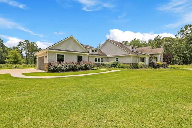 17772 W Terrace Oaks, Waller, TX 77484 - view of front of property with a front yard, concrete driveway, and an attached garage