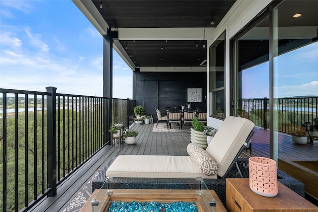20107 Continental Dr Unit A, Lago Vista, TX 78645 - view of wooden terrace
