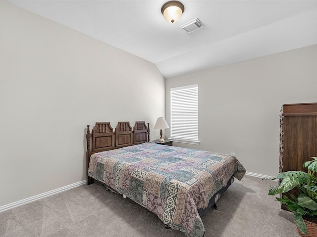 14402 Cottage Timbers Ln, Houston, TX 77044 - bedroom featuring carpet floors, vaulted ceiling, and baseboards