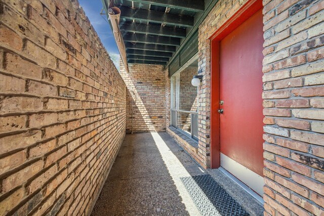 1849 Marshall St Unit 1, Houston, TX 77098 - doorway to property with brick siding