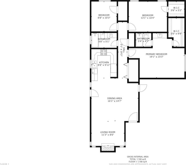 3907 Texas Ave, Dickinson, TX 77539 - property floor plan