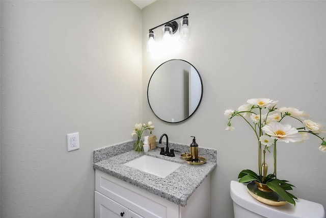 5906 Melanite Ave, Houston, TX 77053 - half bathroom with vanity and toilet
