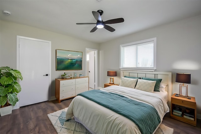 5906 Melanite Ave, Houston, TX 77053 - bedroom featuring wood finished floors and a ceiling fan