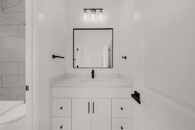 4404 Bond St, Houston, TX 77026 - bathroom featuring vanity and toilet
