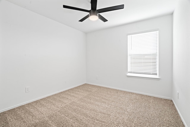 5115 Belmont Hill Ct, Spring, TX 77373 - unfurnished room with carpet floors, a ceiling fan, and baseboards