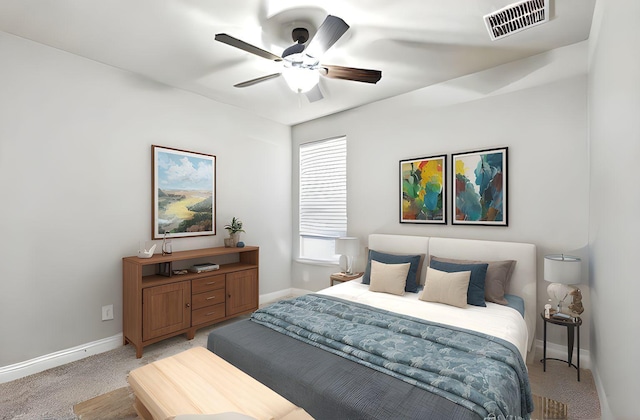27727 Gracefield Ln, Fulshear, TX 77441 - bedroom featuring baseboards, light carpet, and a ceiling fan