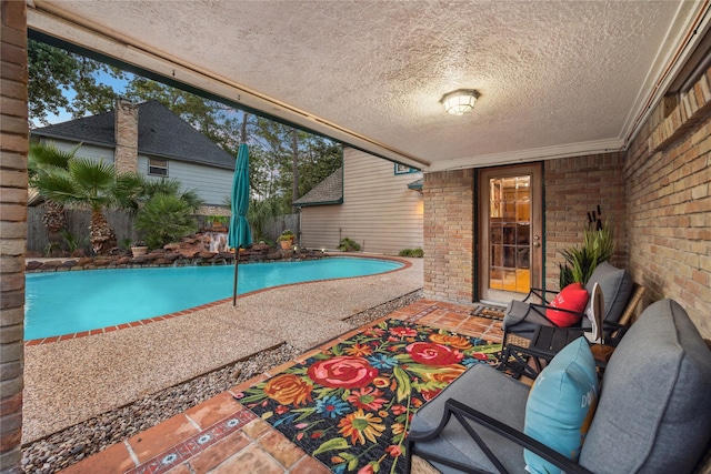 5718 Glenmere Ln, Spring, TX 77379 - view of pool featuring a patio