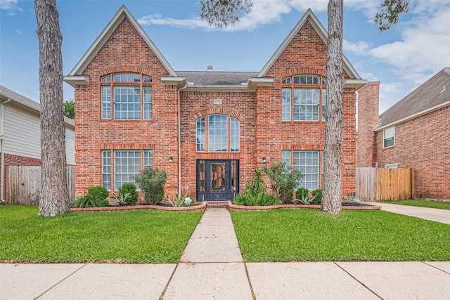 5722 Henniker Dr, Houston, TX 77041 - traditional-style home featuring brick siding