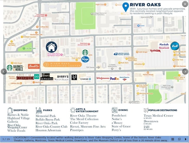 1201 Mcduffie St Unit 122, Houston, TX 77019 - map / location