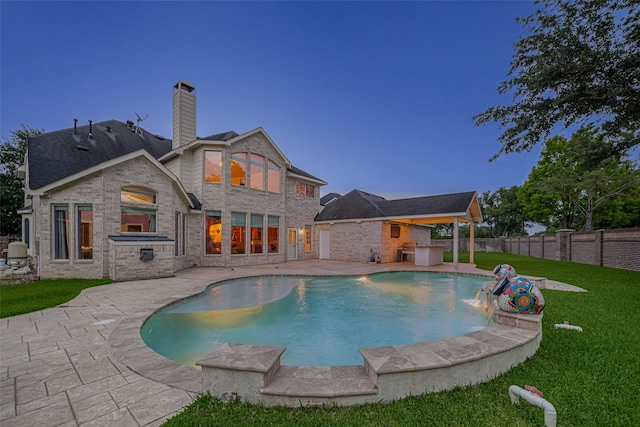 7207 Alder Springs Ct, Katy, TX 77494 - view of swimming pool with a patio