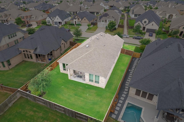 7118 Pondhawk Dr, Katy, TX 77493 - aerial perspective of suburban area featuring a pool area