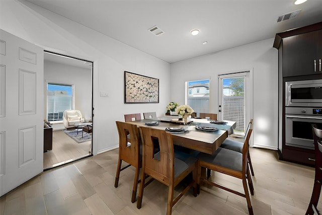 1111 White Winter Ct, Richmond, TX 77406 - dining area with recessed lighting and baseboards