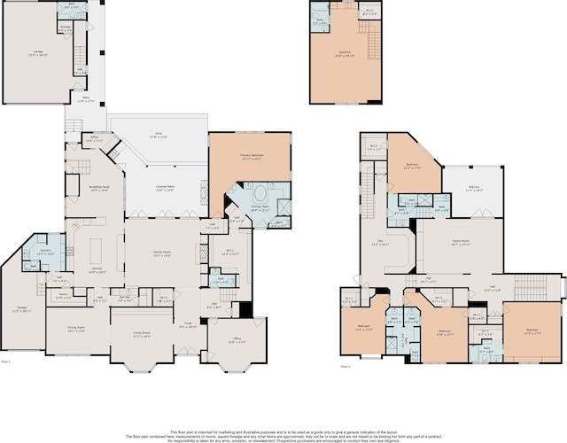 5418 Braeburn Dr, Bellaire, TX 77401 - floor plan / room layout
