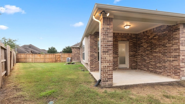 18010 Wagstaff Way, Richmond, TX 77407 - view of yard featuring a patio and central air condition unit