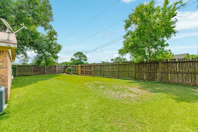 104 Meadowlark Ln, Angleton, TX 77515 - view of yard featuring central AC unit