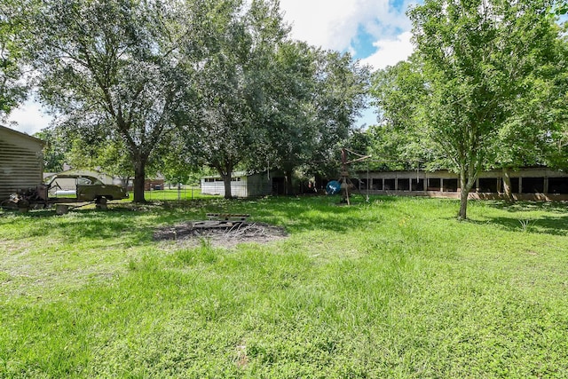 1083 County Rd 147, Alvin, TX 77511 - view of yard