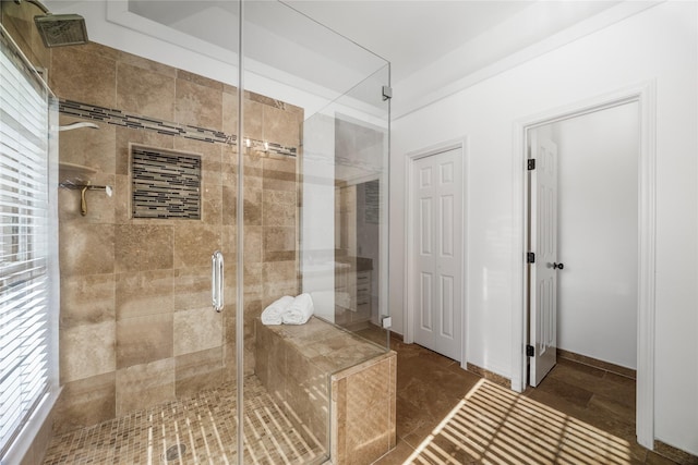 10310 Minturn Ln, Houston, TX 77064 - full bath featuring a shower stall and healthy amount of natural light