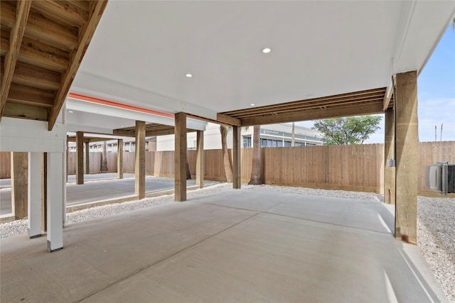 1104 62nd St, Galveston, TX 77551 - fenced backyard with a patio area