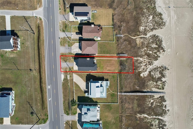 23313 San Luis Pass Rd, Galveston, TX 77554 - aerial overview of property's location featuring property boundaries highlighted