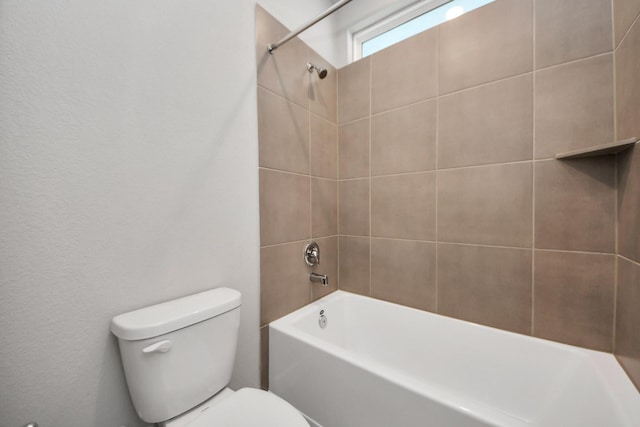 10053 Cloud Mist Dr, Houston, TX 77080 - full bathroom with toilet and tub / shower combination